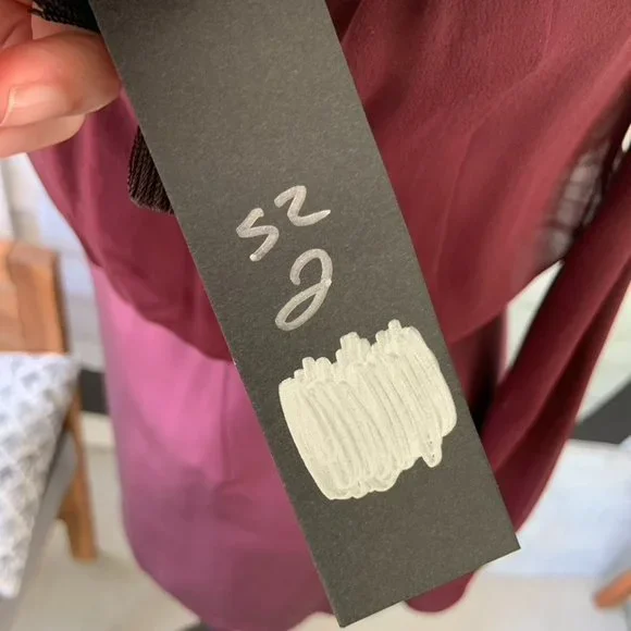 NWT Black Halo Burgundy Dress - Picture 5 of 7